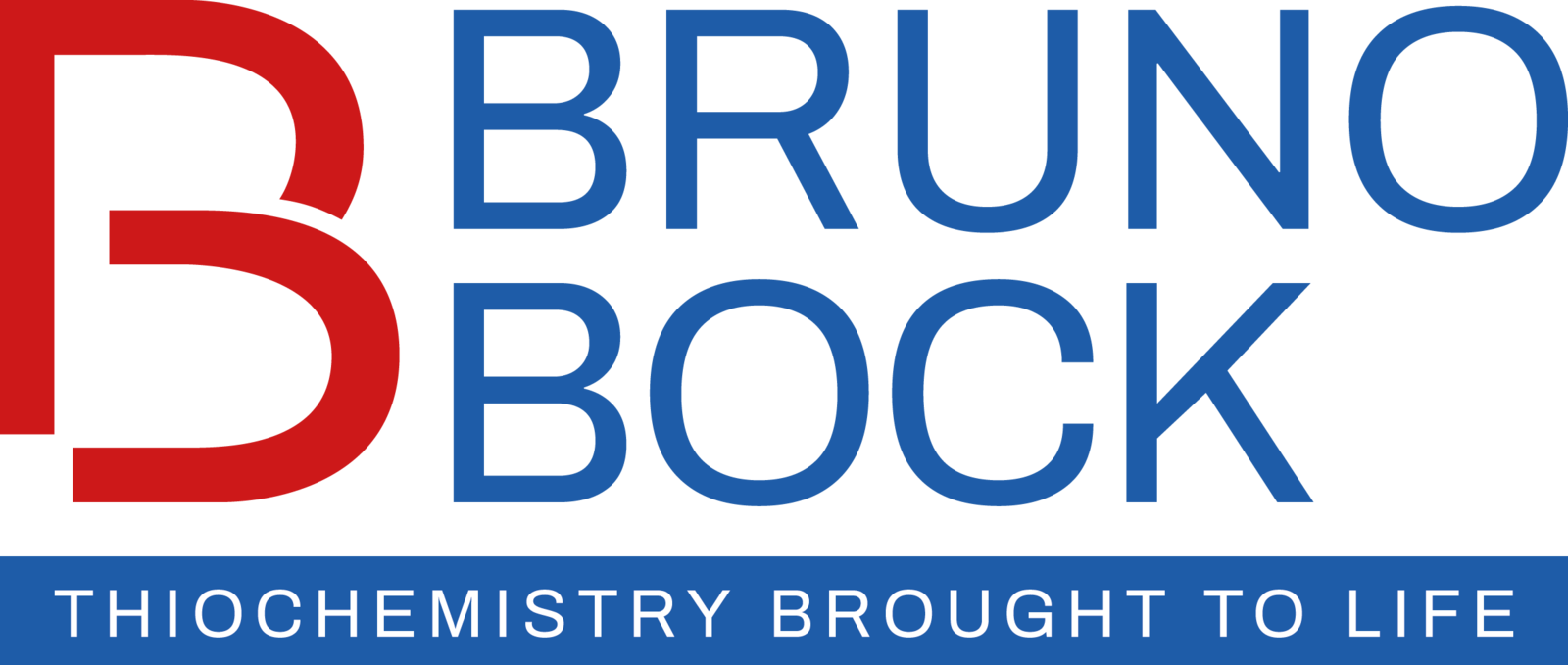 Logo Bruno Bock - Claim: Thiochmeistry brought to life
