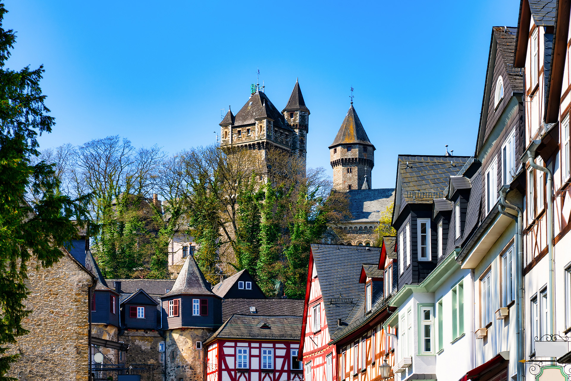 Old town of the city of Braunfels